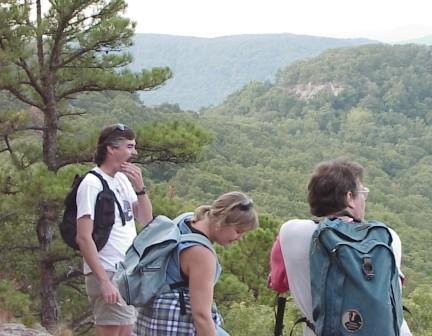 Alf Carter guiding clients